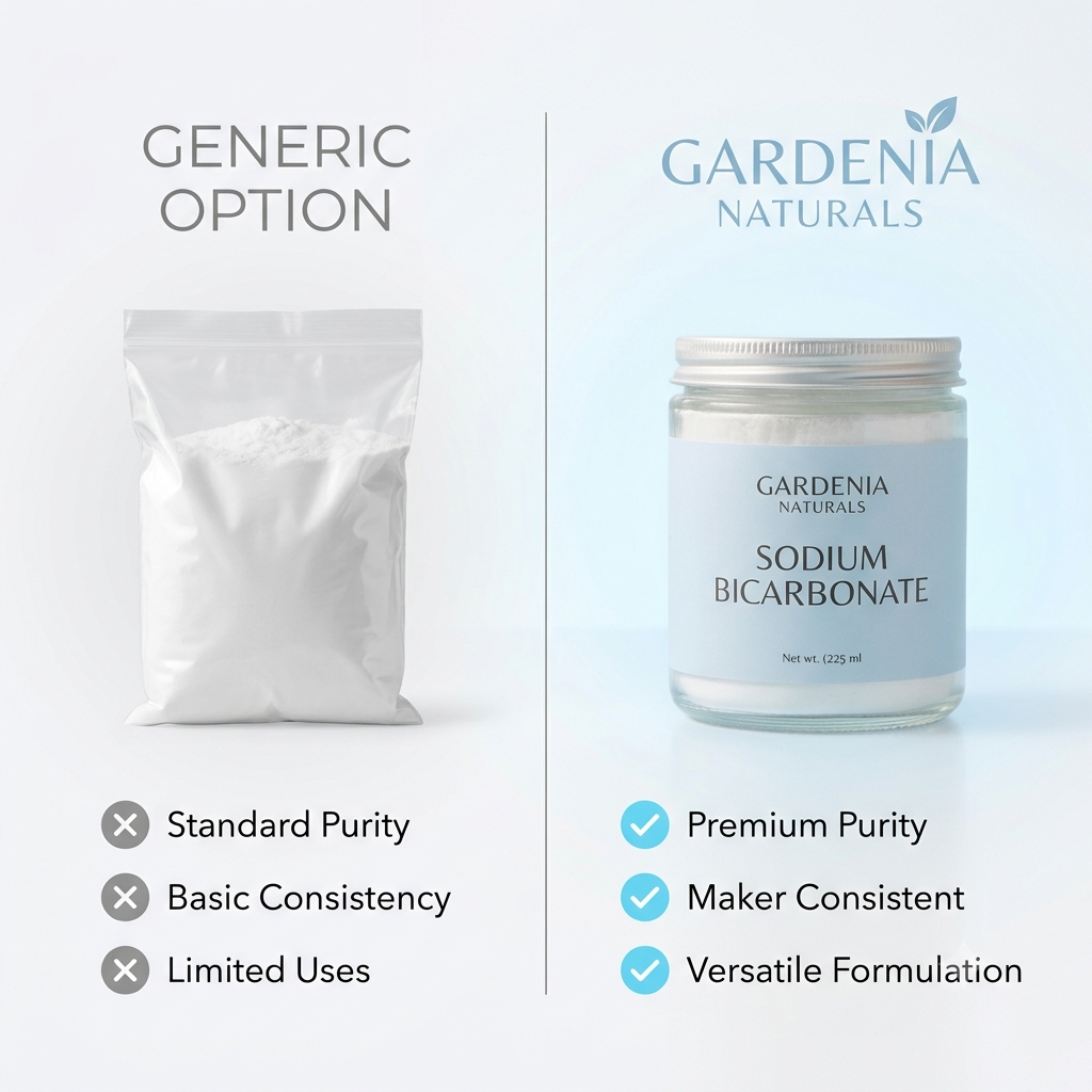 Sodium Bicarbonate FoodGrade Baking Soda for Bath Bombs Cleaning - Natural ingredient for professional and DIY cosmetic use
