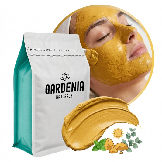 Yellow French Clay Revitalizing Mineral Clay for Combination Tired Skin - Natural ingredient for professional and DIY cosmetic use
