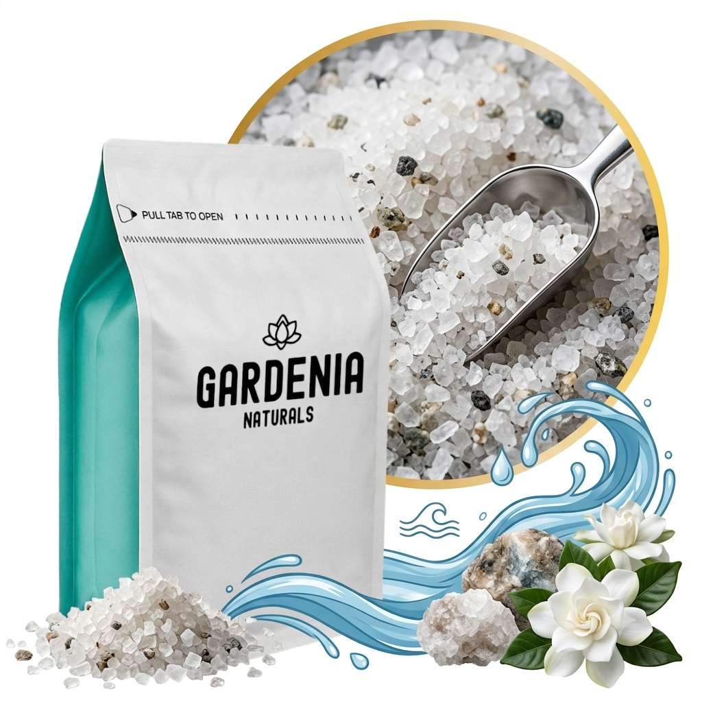 Dead Sea Salt Coarse MineralRich Therapeutic Salt for Bath Soaks Pedicures - Mineral-rich natural bath salt for relaxation and detox