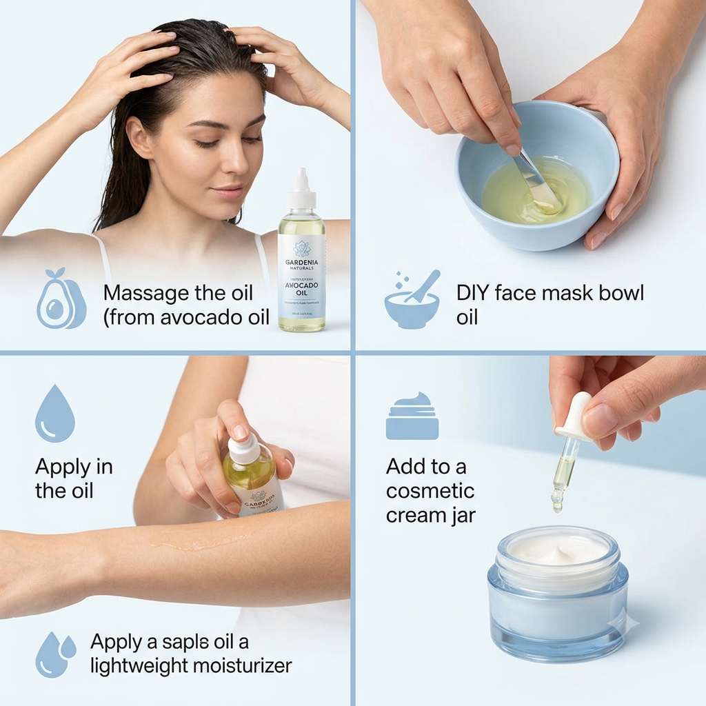 Avocado Refined Oil (Persea gratissima) – Deeply Moisturizing Refined Avocado Oil for Dry Skin