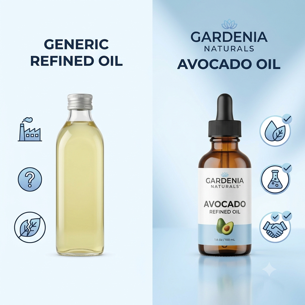 Avocado Refined Oil (Persea gratissima) – Deeply Moisturizing Refined Avocado Oil for Dry Skin