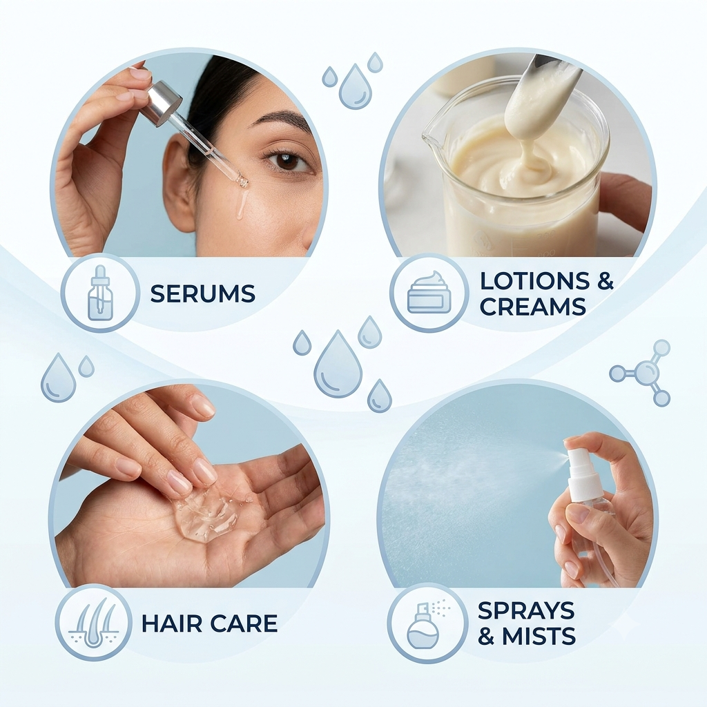 Propylene Glycol USP Pharmaceutical Grade Humectant Solvent for Skincare Extracts - Natural ingredient for professional and DIY cosmetic use