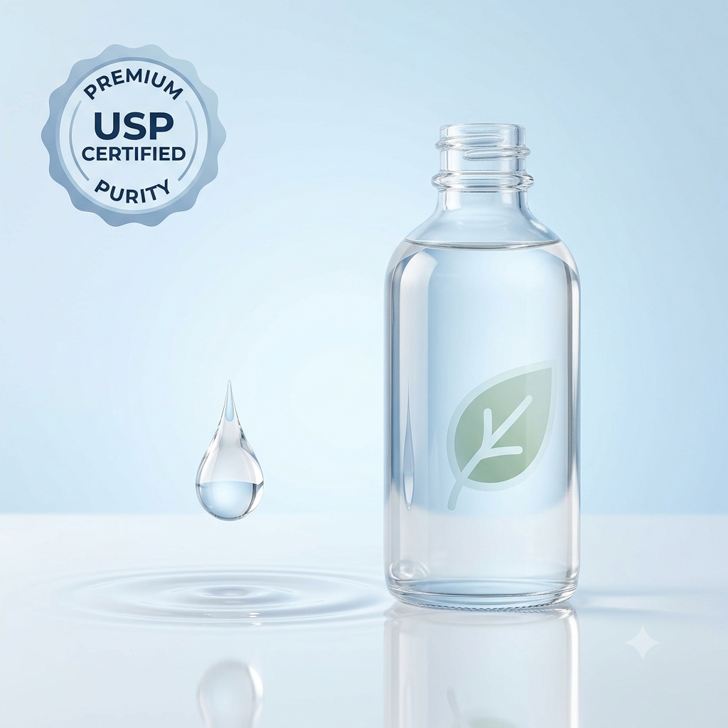 Propylene Glycol USP Pharmaceutical Grade Humectant Solvent for Skincare Extracts - Natural ingredient for professional and DIY cosmetic use