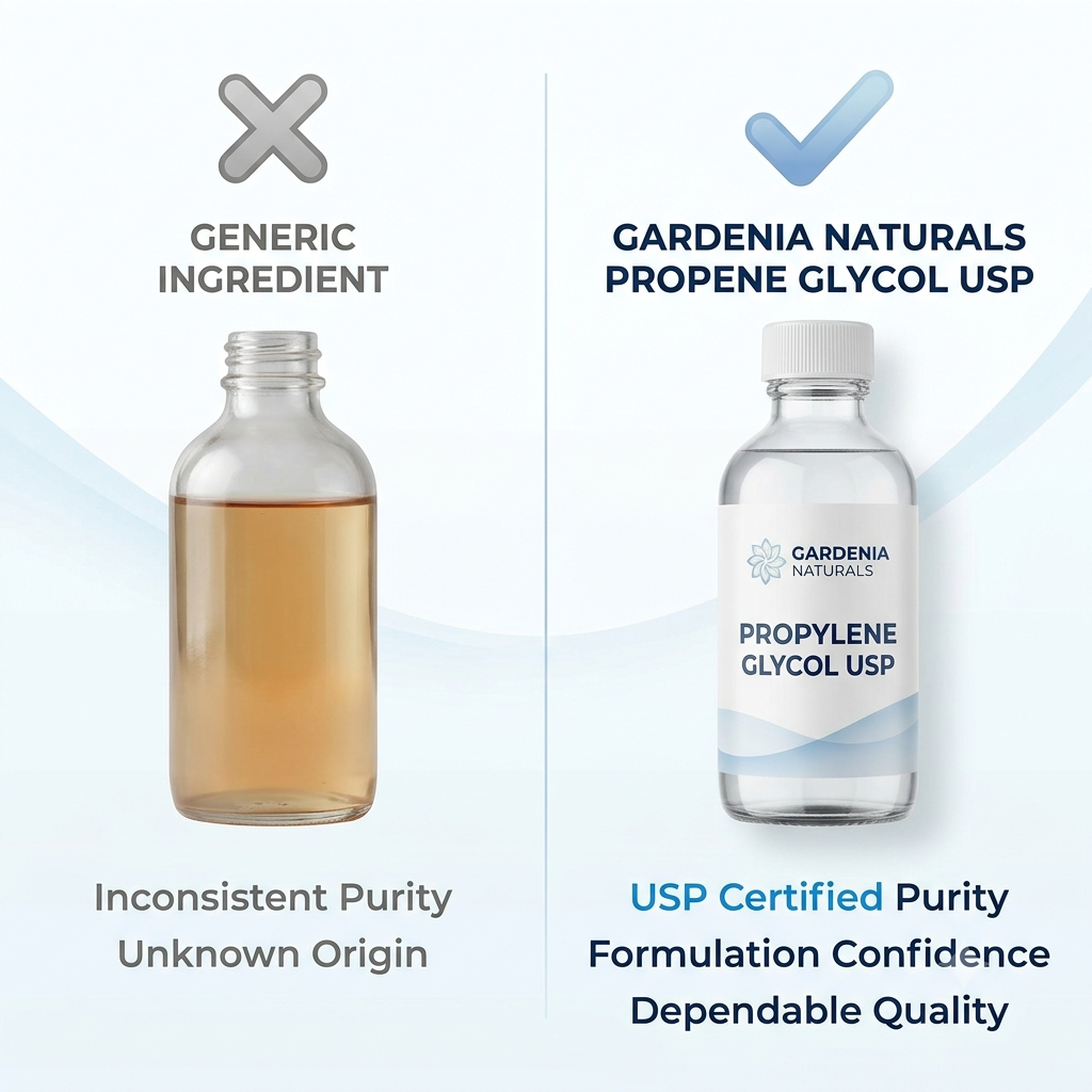 Propylene Glycol USP Pharmaceutical Grade Humectant Solvent for Skincare Extracts - Natural ingredient for professional and DIY cosmetic use