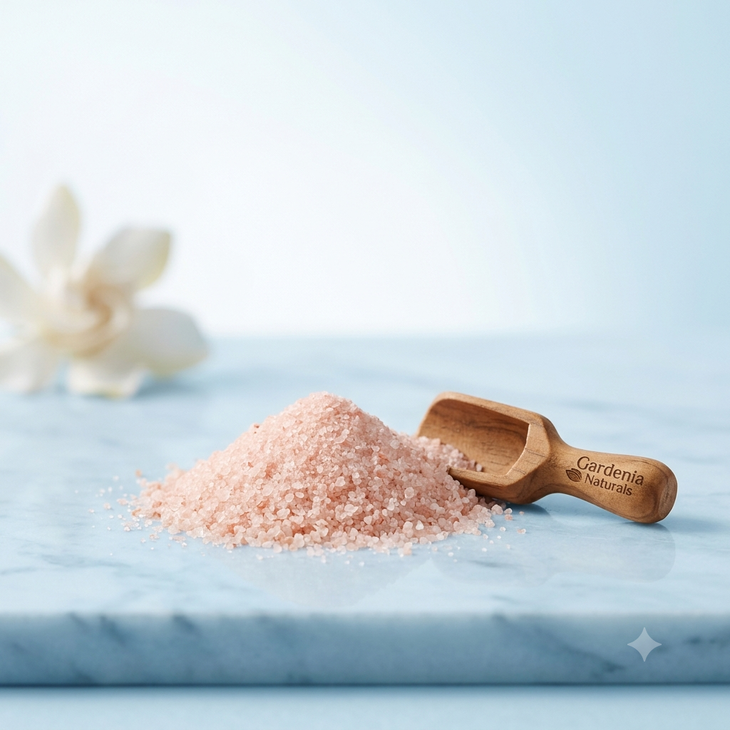 Pink Himalayan Salt Fine Grade Gourmet Food Grade Natural Body Scrub Exfoliant - Mineral-rich natural bath salt for relaxation and detox
