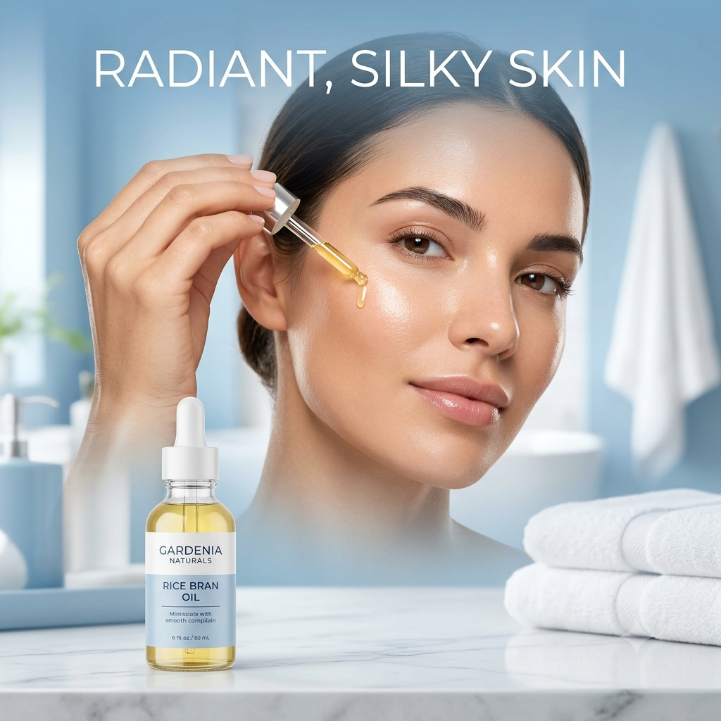 Rice Bran Oil (Oryza sativa) – Gentle Rice Bran Oil for Brightening & Softening Sensitive Skin