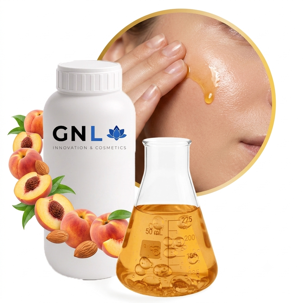 Peach Kernel Oil Prunus persica Velvety Peach Kernel Oil for Facial Massage Delicate Skin - Pure natural carrier oil for skincare and aromatherapy