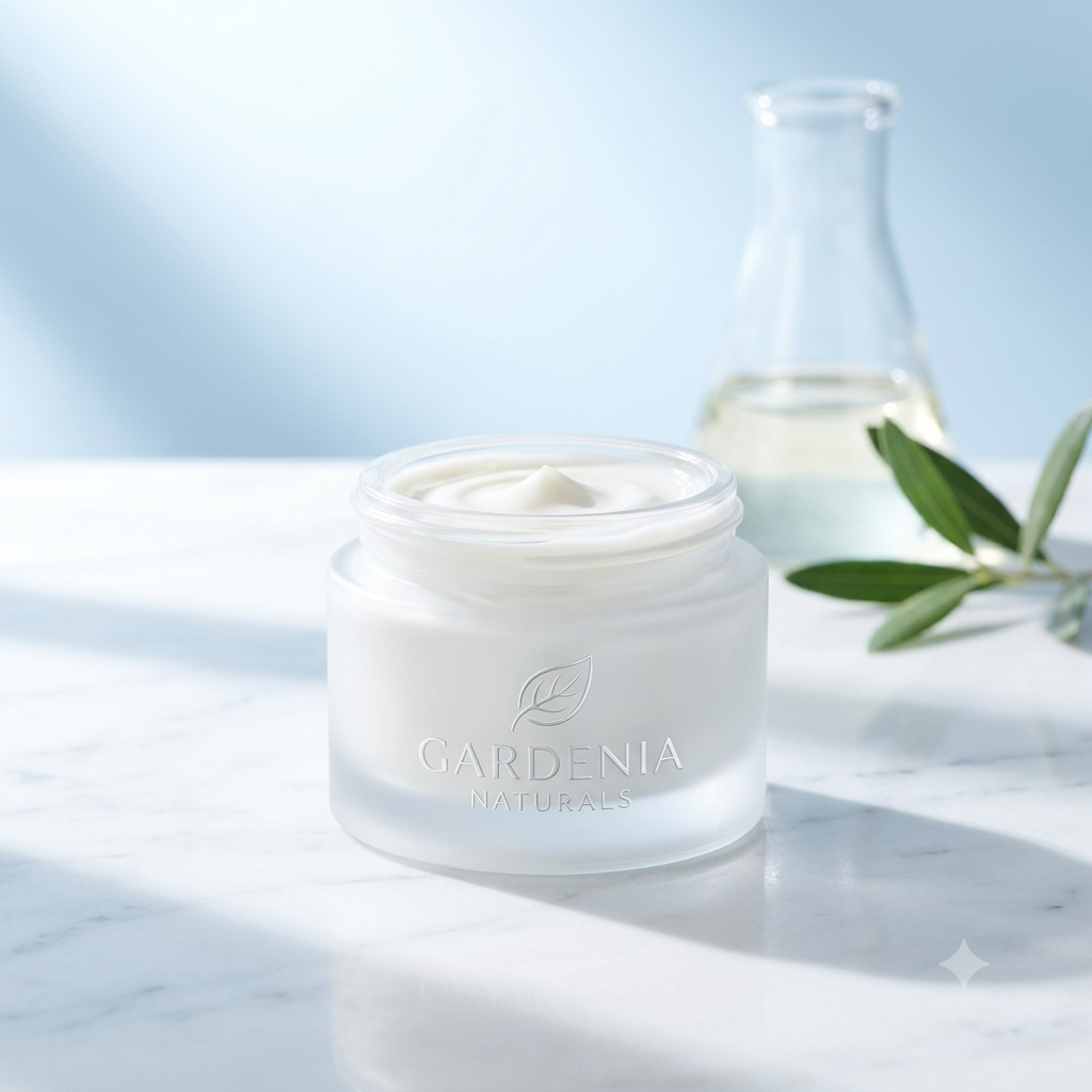Nut Free Base Cream Vegan Gentle Moisturising Cream Base - Unscented natural cosmetic base cream for skincare formulations