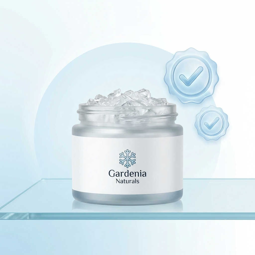 Menthol Crystals Intense Cooling Agent for Balms Sprays Steams - Natural ingredient for professional and DIY cosmetic use