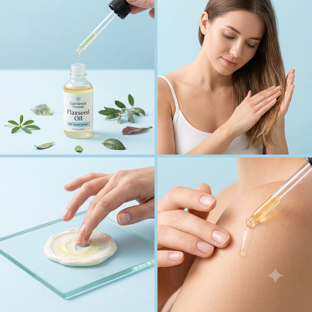 Flaxseed/Linseed Oil (Linum usitatissimum) – Pure Flaxseed (Linseed) Oil for Skin Vitality & Wood Care