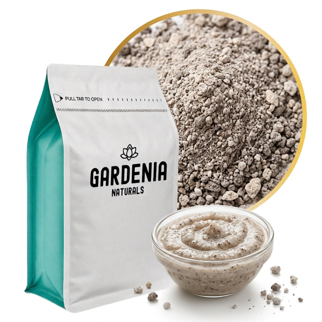 Pumice Powder Coarse Natural Volcanic Rock Exfoliant for HeavyDuty Hand Foot Scrubs - Natural ingredient for professional and DIY cosmetic use