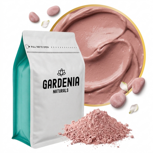 Pink French Clay Gentle Mineral Clay for Sensitive Mature Skin - Natural ingredient for professional and DIY cosmetic use