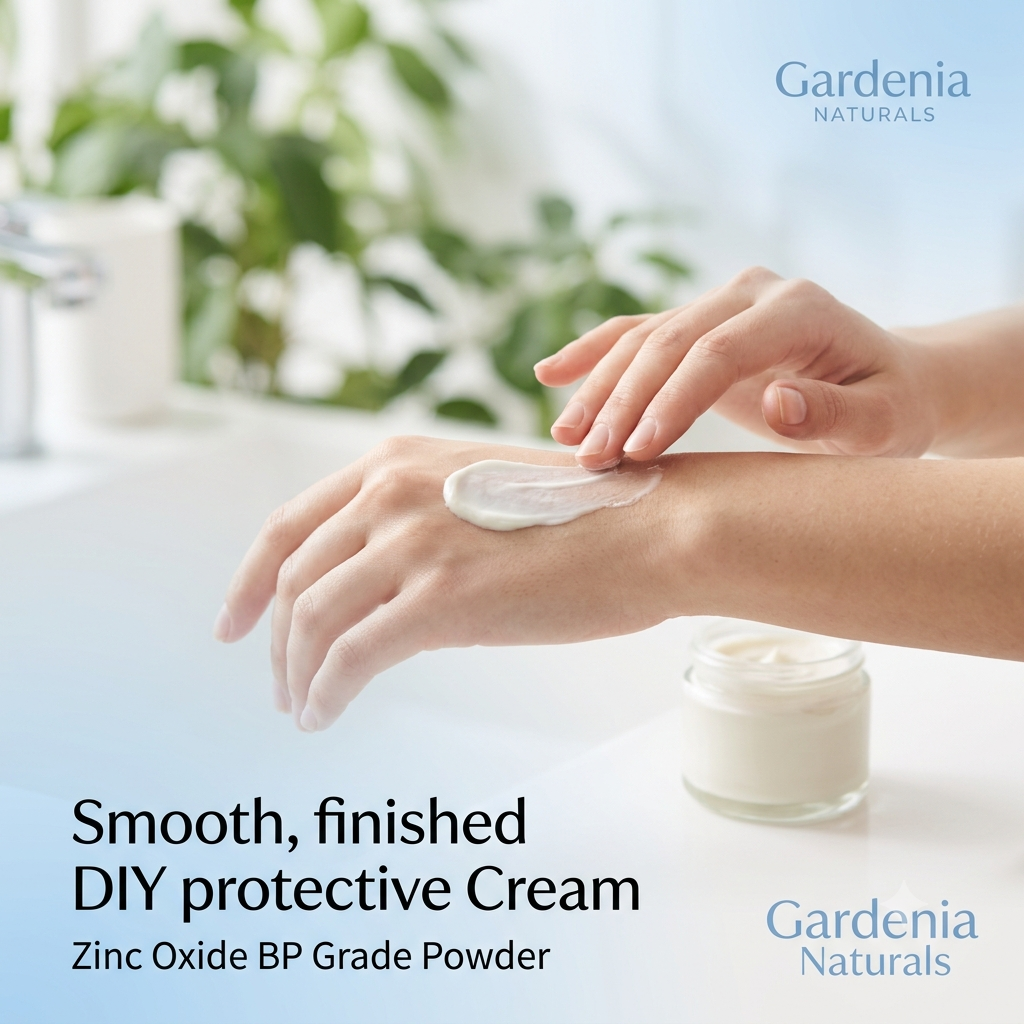 Zinc Oxide BP Grade Powder Natural Skin Protectant for Sunscreen Diaper Creams - Unscented natural cosmetic base cream for skincare formulations