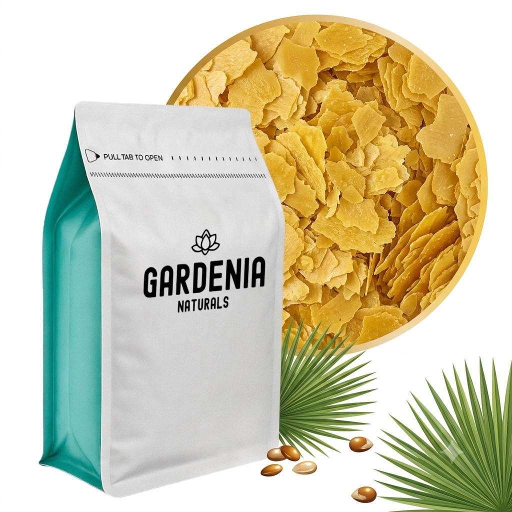 Carnauba Wax NF Flakes Hard Vegan Wax for HighGloss Balms Polishes - Natural ingredient for professional and DIY cosmetic use