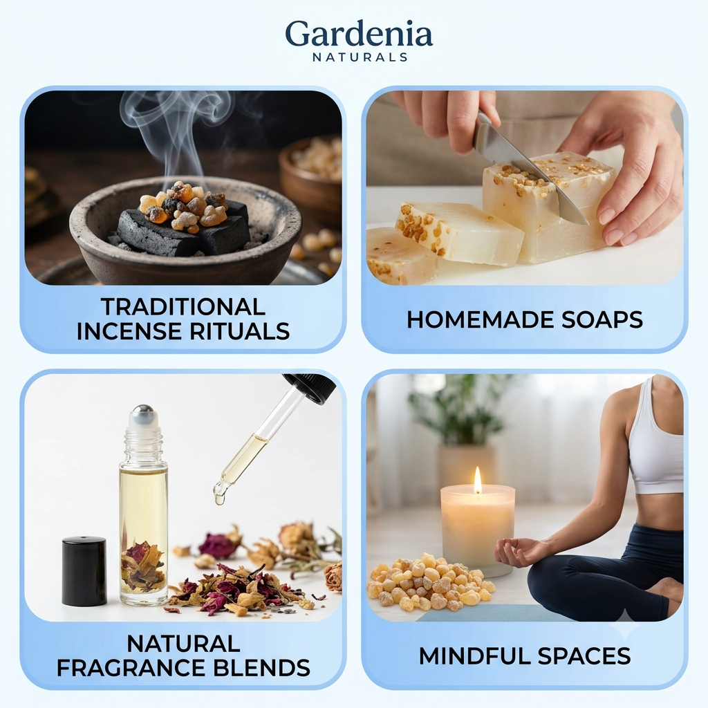 Frankincense Granules Pure Aromatic Tears for Incense Infusions - Natural ingredient for professional and DIY cosmetic use