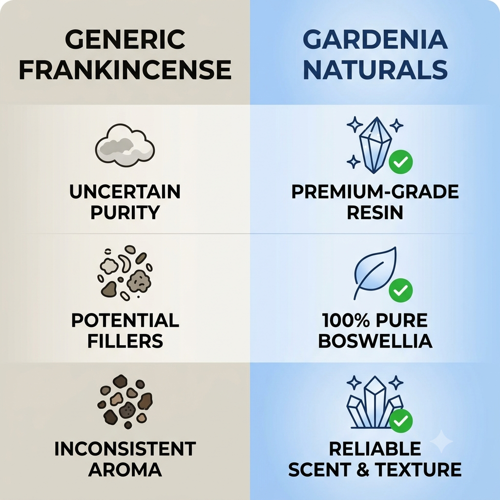 Frankincense Granules Pure Aromatic Tears for Incense Infusions - Natural ingredient for professional and DIY cosmetic use