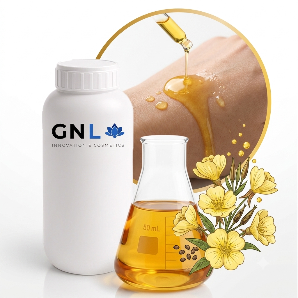Evening Primrose Oil Oenothera biennis Omega6 Rich Evening Primrose Oil for Hormonal Skin Balance - Pure natural carrier oil for skincare and aromatherapy