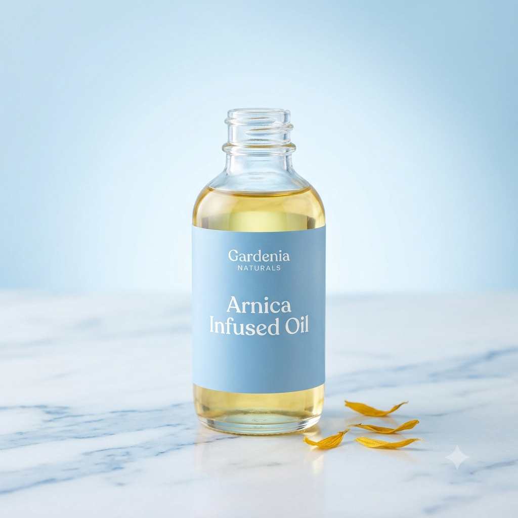 Arnica Infused Oil – Soothing Arnica Herbal Infusion for Muscle Recovery & Massage
