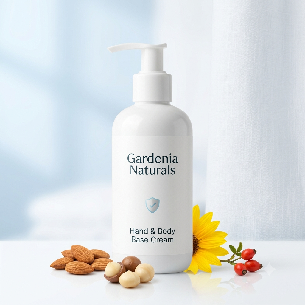 Hand Body Base Cream Nourishing Unscented Moisturiser Base - Unscented natural cosmetic base cream for skincare formulations