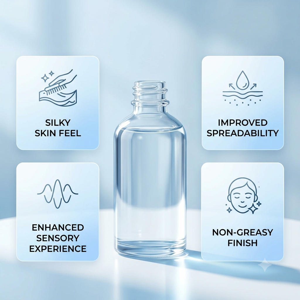 Cyclomethicone FastEvaporating Cosmetic Silicone for Dry Oil Sprays - Pure natural carrier oil for skincare and aromatherapy