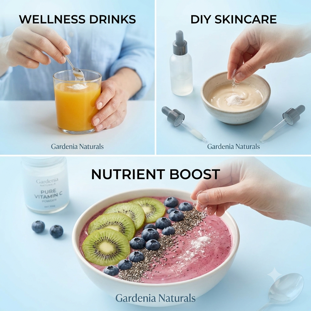 Ascorbic Acid Vitamin C HighPurity Antioxidant for Skincare Food Preservation - Natural ingredient for professional and DIY cosmetic use