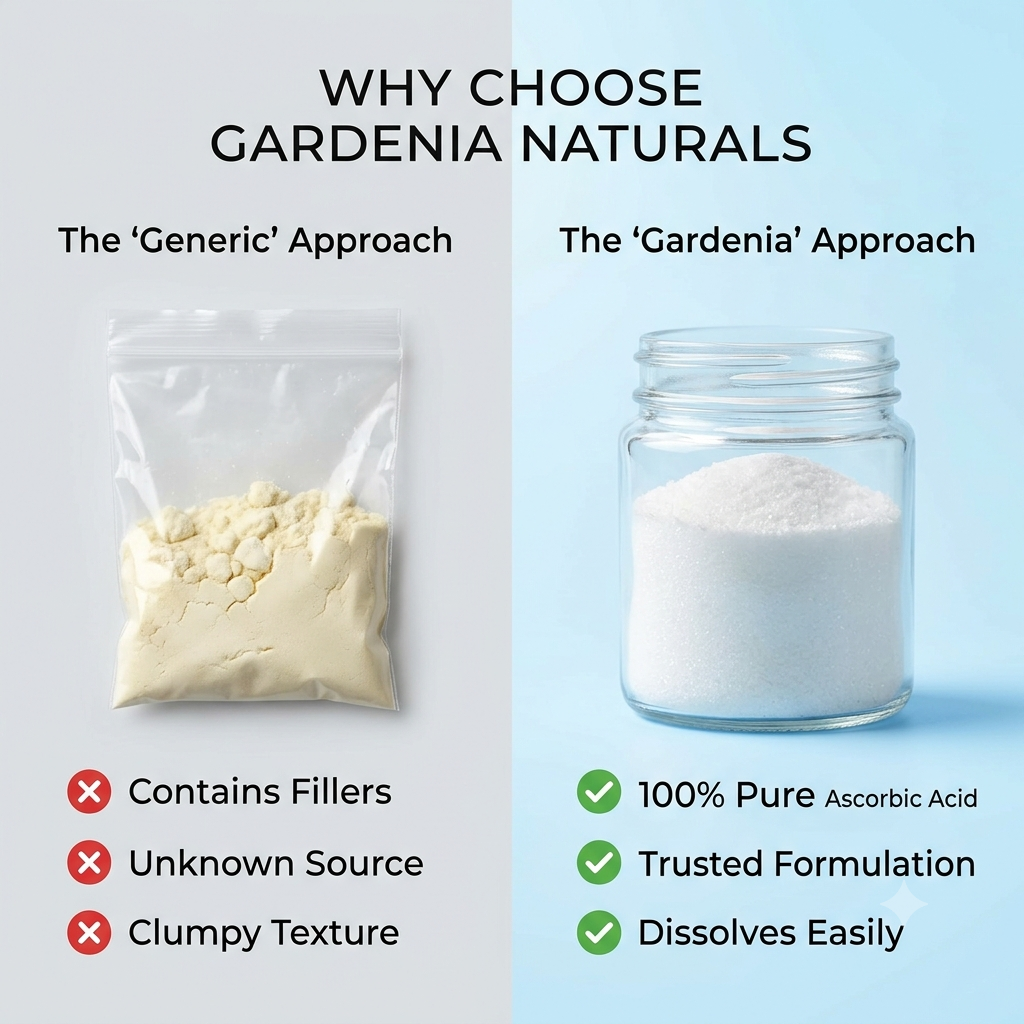 Ascorbic Acid Vitamin C HighPurity Antioxidant for Skincare Food Preservation - Natural ingredient for professional and DIY cosmetic use
