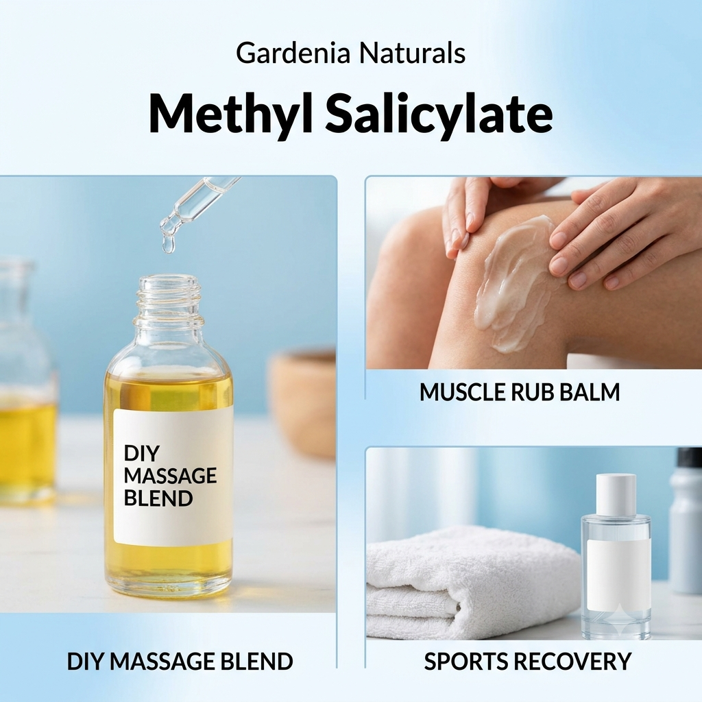 Methyl Salicylate Warming Topical Analgesic for Muscle Liniments - Natural ingredient for professional and DIY cosmetic use