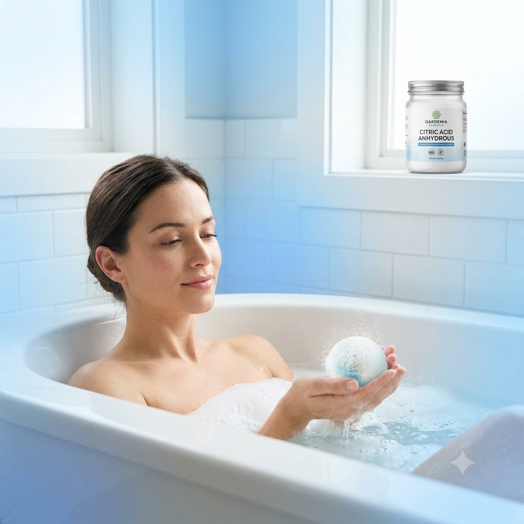 Citric Acid Anhydrous Food Grade Fizzy Ingredient for Bath Bombs Preserving - Natural ingredient for professional and DIY cosmetic use