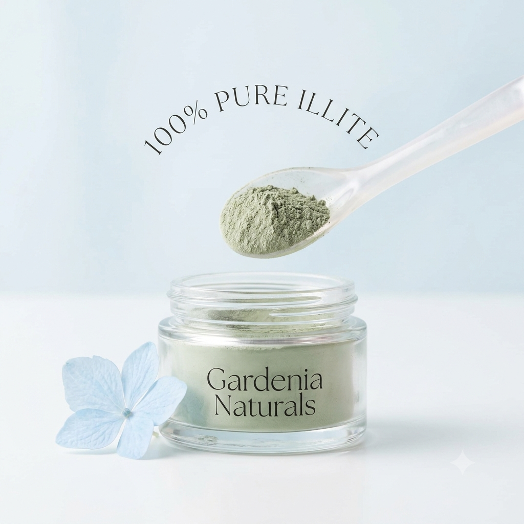 Green French Clay Detoxifying Mineral Clay for Face Masks Body Wraps - Natural ingredient for professional and DIY cosmetic use