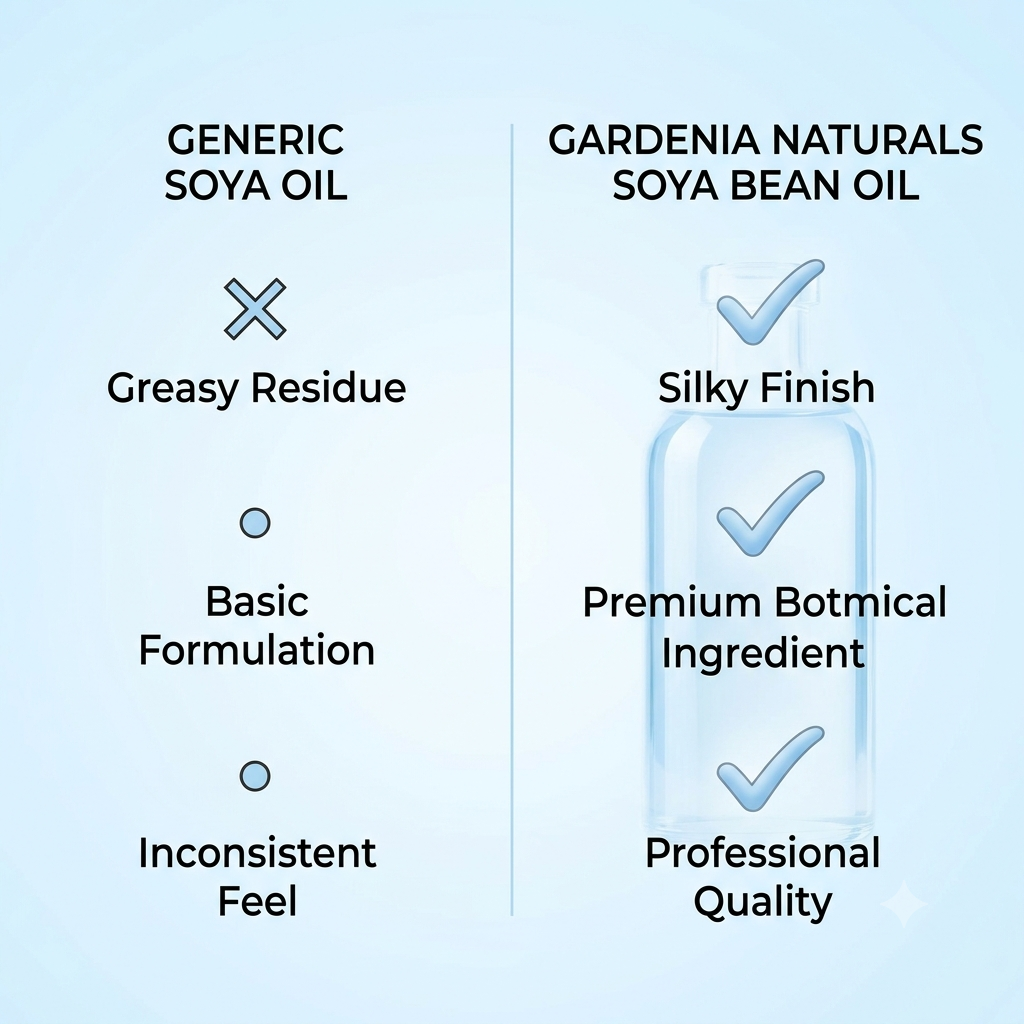 Soya Bean Oil (Glycine soja) – Affordable Vitamin-E Rich Soybean Oil for Bulk Soap & Massage