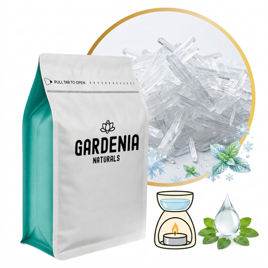 Menthol Crystals Intense Cooling Agent for Balms Sprays Steams - Natural ingredient for professional and DIY cosmetic use