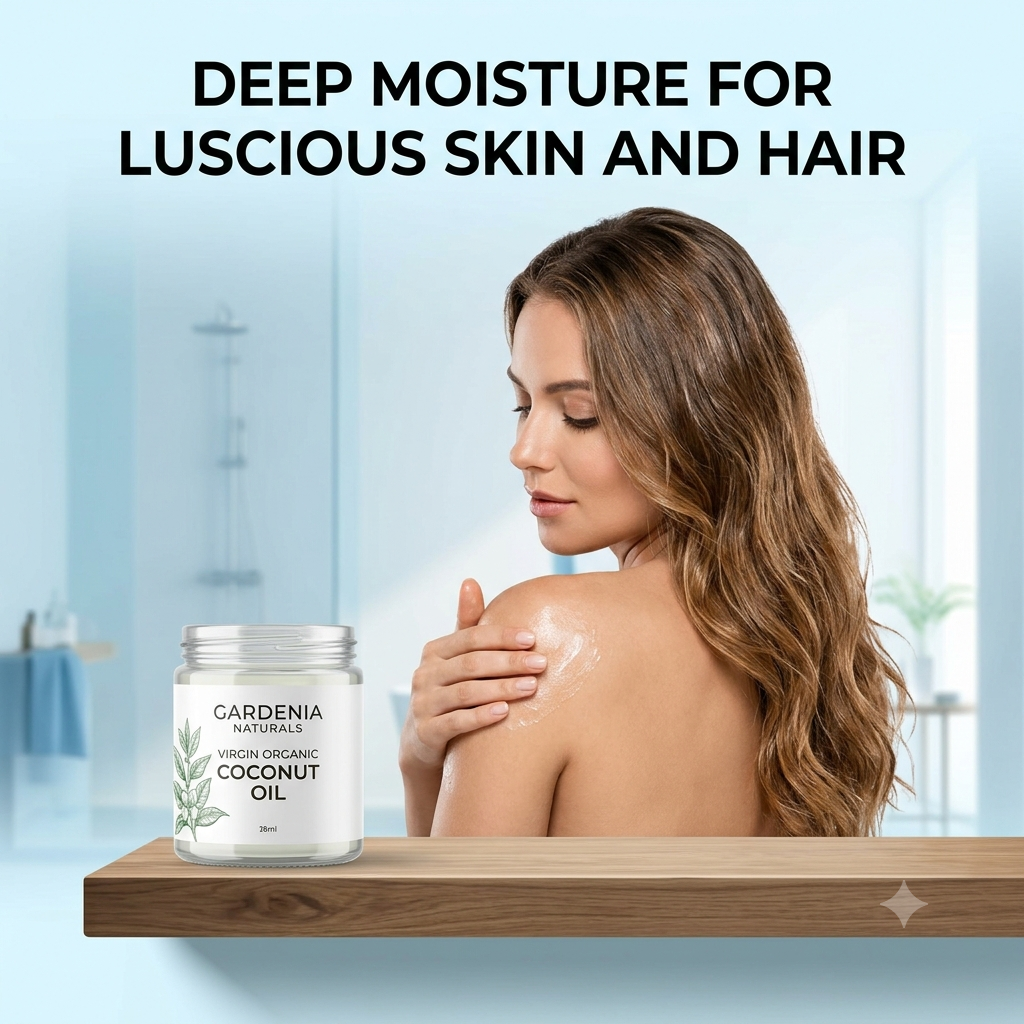 Coconut Oil Virgin Organic (Cocos nucifera) – Certified Organic Virgin Coconut Oil for Raw Beauty