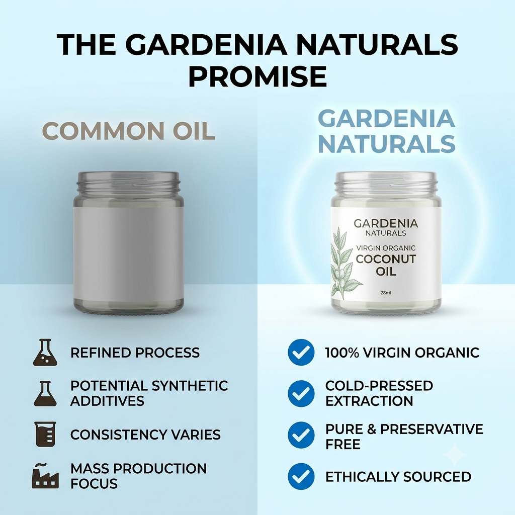 Coconut Oil Virgin Organic (Cocos nucifera) – Certified Organic Virgin Coconut Oil for Raw Beauty
