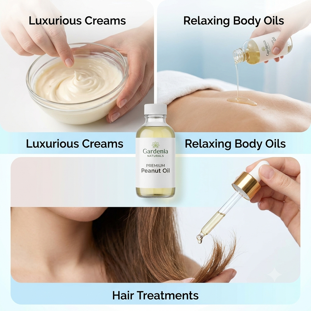 Peanut Oil (Arachis hypogeae) – Traditional Peanut Oil for Rich Lather in Soap & Body Care