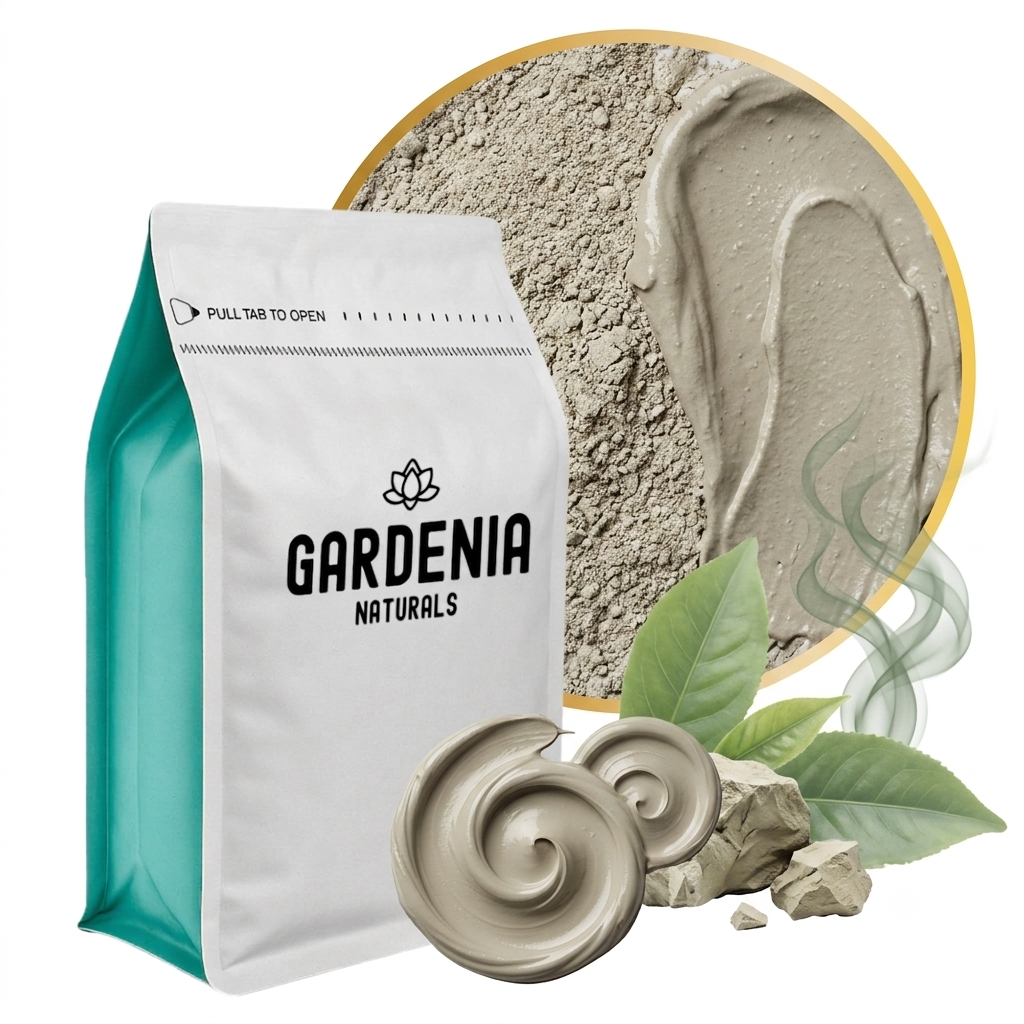 Bentonite Clay Deep Pore Cleansing Healing Clay for Facials Detox Baths - Natural ingredient for professional and DIY cosmetic use