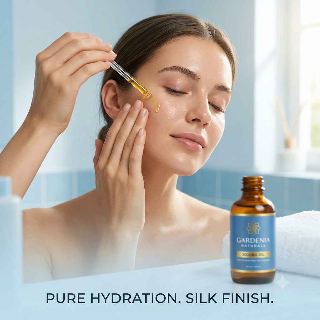 Jojoba Oil (Simmondsia chinesis) – Pure Liquid Jojoba Wax for Sebum Balance & Long-Life Stability