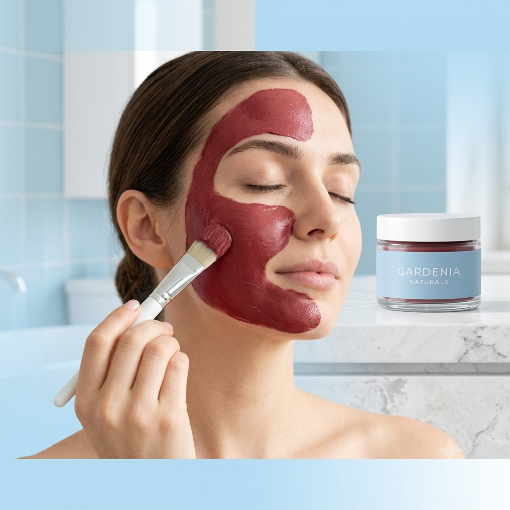 Red French Clay Revitalizing Mineral Clay for Dull Skin Hair Masks - Natural ingredient for professional and DIY cosmetic use