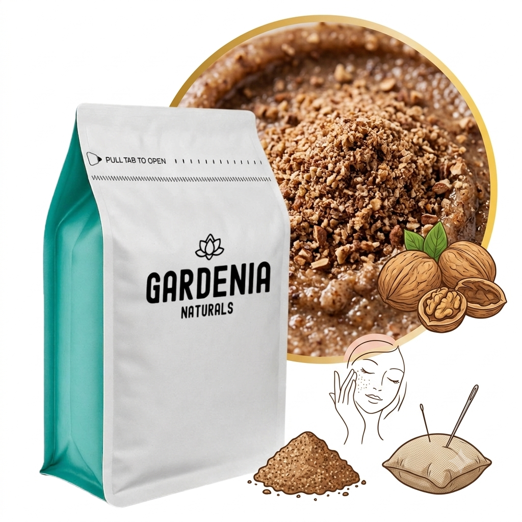 Walnut Shell Abrasive Fine Botanical Exfoliant for Face Foot Scrub - Natural ingredient for professional and DIY cosmetic use