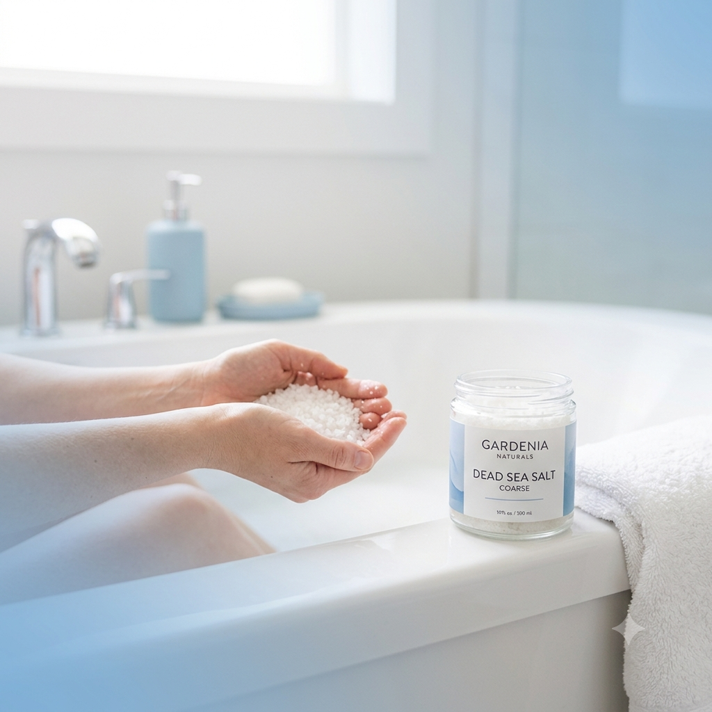 Dead Sea Salt Coarse MineralRich Therapeutic Salt for Bath Soaks Pedicures - Mineral-rich natural bath salt for relaxation and detox