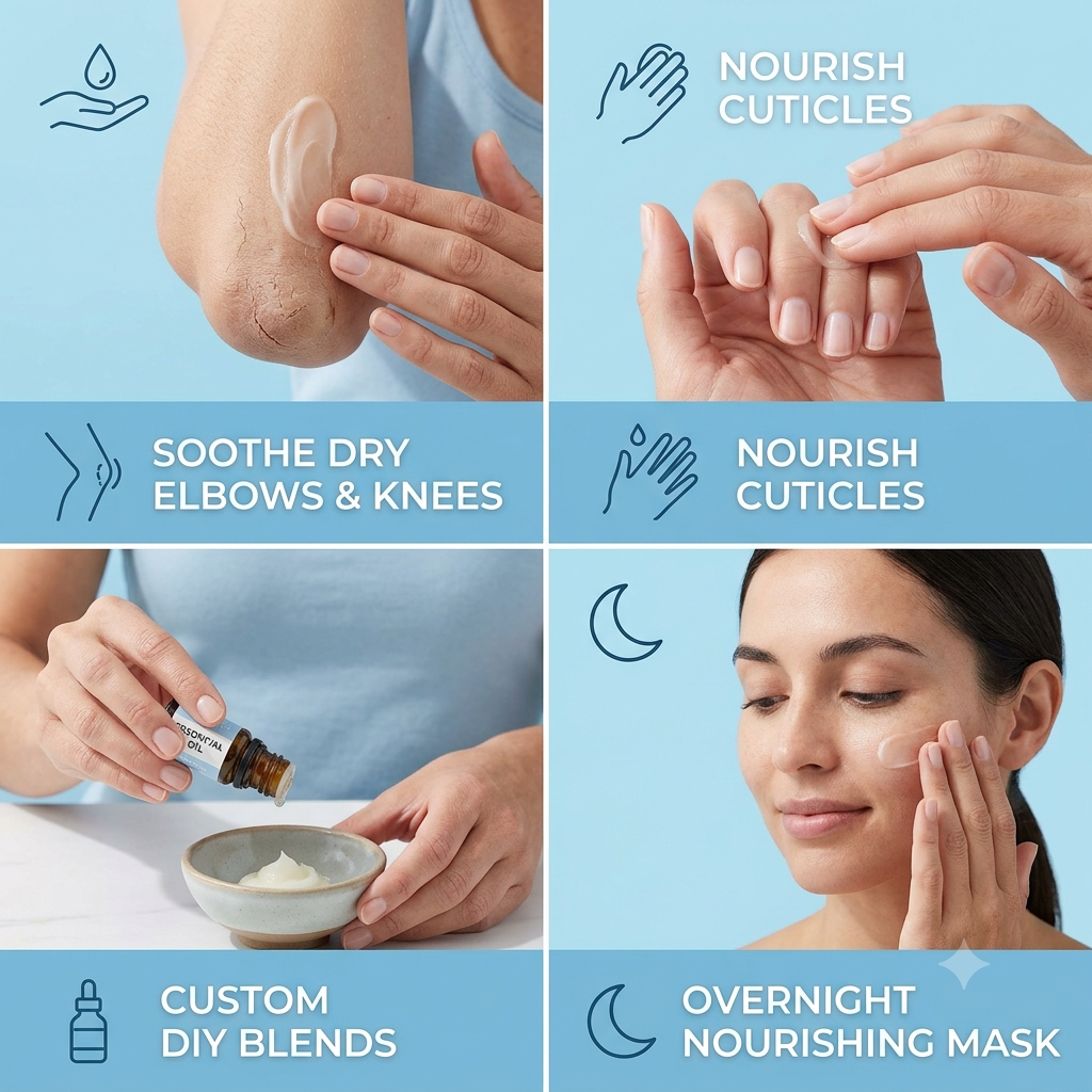 Balm Intensive Moisturising Natural Balm Base for Skin Body - Natural ingredient for professional and DIY cosmetic use