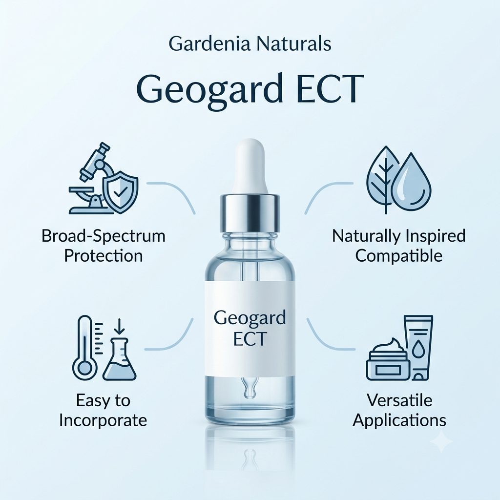 Geogard ECT BroadSpectrum Natural Preservative for Organic Cosmetics - Natural ingredient for professional and DIY cosmetic use