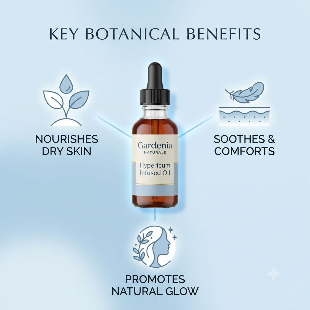 Hypericum Infused Oil – Therapeutic St. John's Wort Infusion for Nerve & Skin Relief