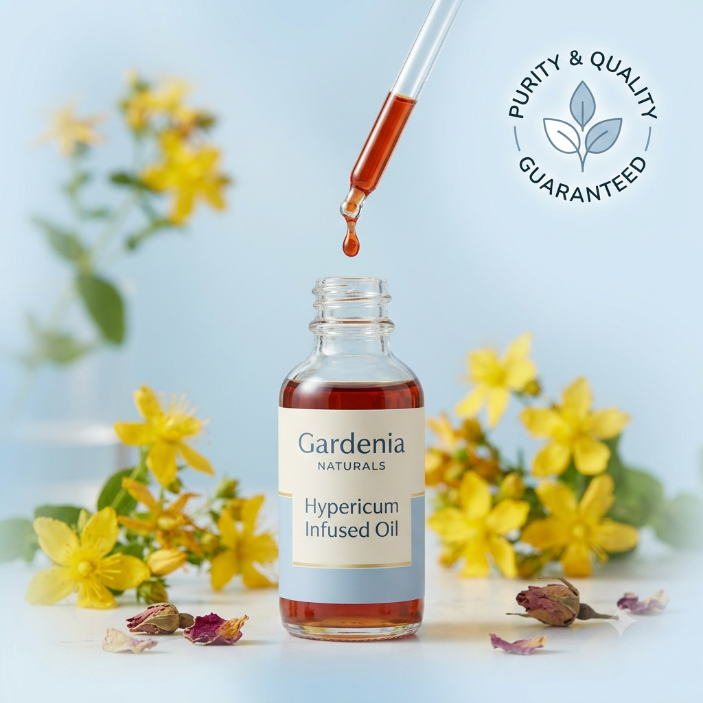Hypericum Infused Oil – Therapeutic St. John's Wort Infusion for Nerve & Skin Relief