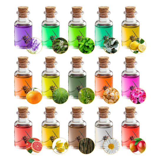 Bundle 15 Essential Oils – Complete Set for DIY Skincare & Aromatherapy