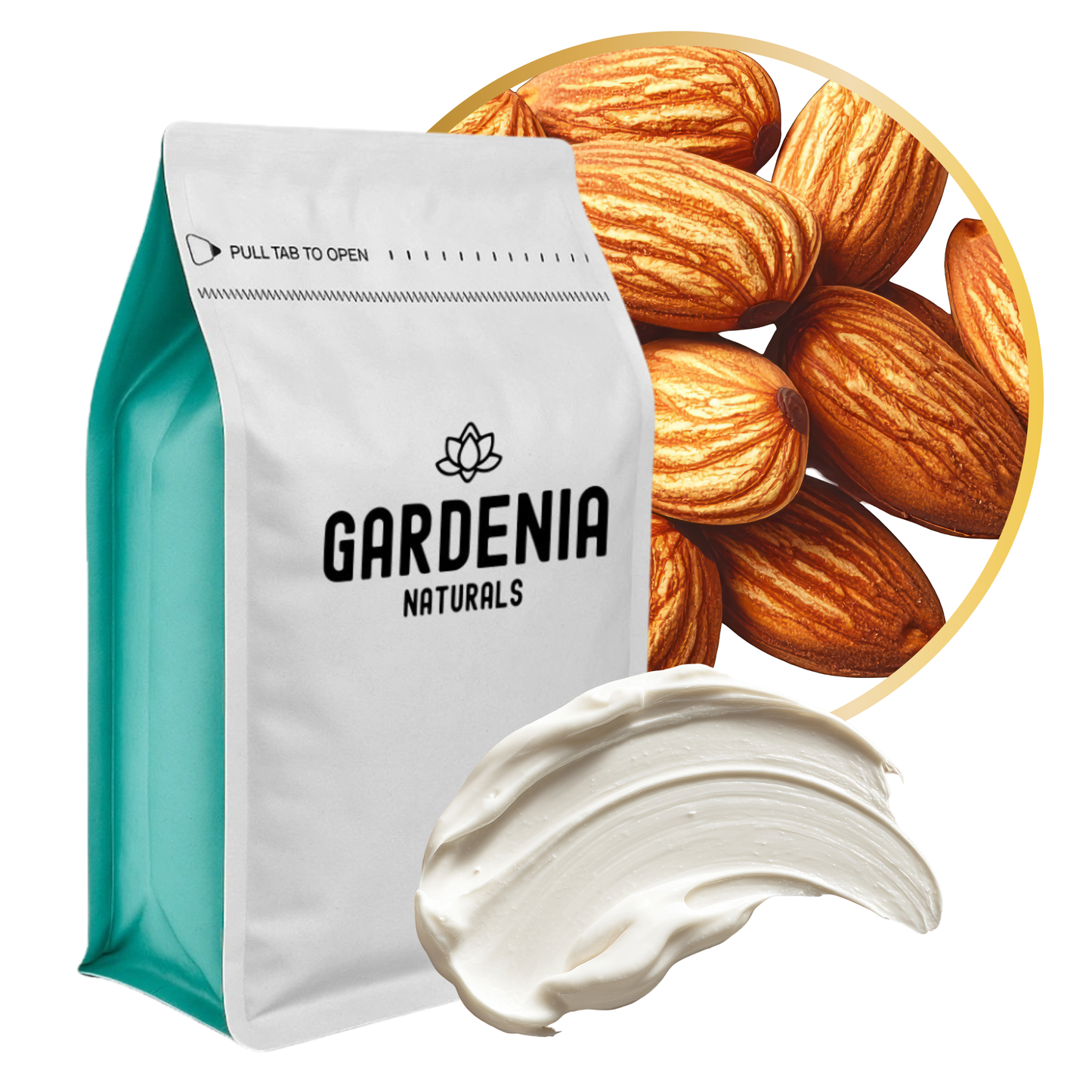 Almond Base Cream unscented cosmetic moisturiser base with sweet almond oil Australia