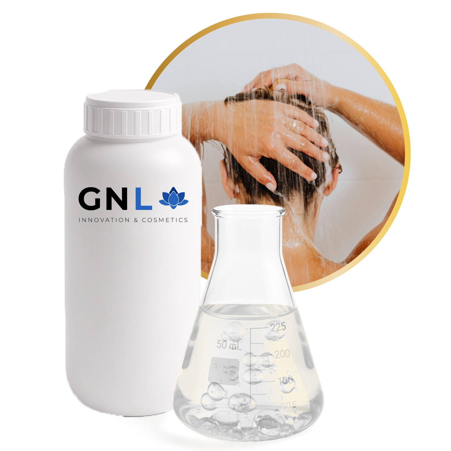 Shower Gel Natural Unscented Gentle Cleansing Base - Natural ingredient for professional and DIY cosmetic use