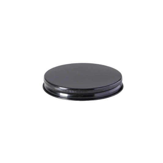 Black Aluminium Lid for 250ml Glass Jar | Premium Screw Cap