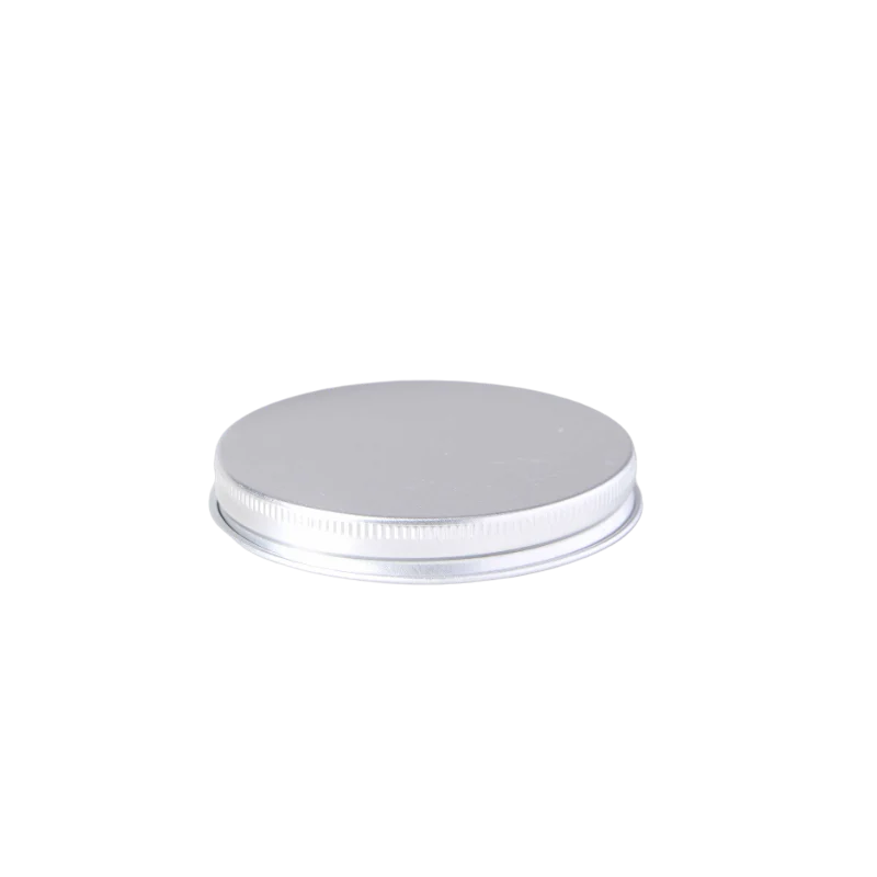 Silver Aluminium Lid for 250ml Glass Jar | Premium Screw Cap