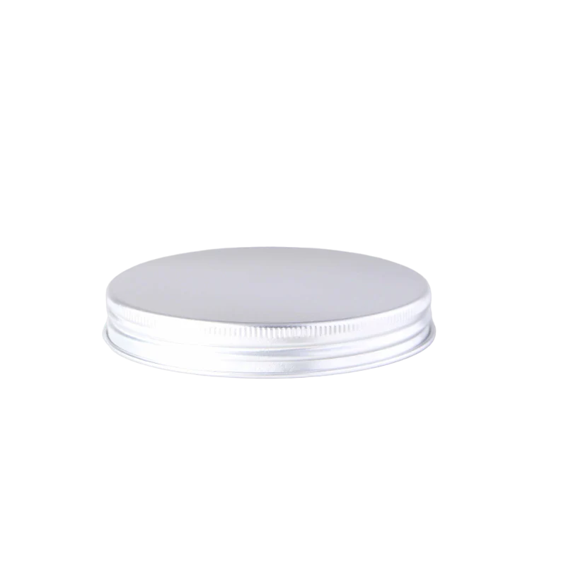 Silver Aluminium Lid for 400ml Glass Jar | Premium Screw Cap